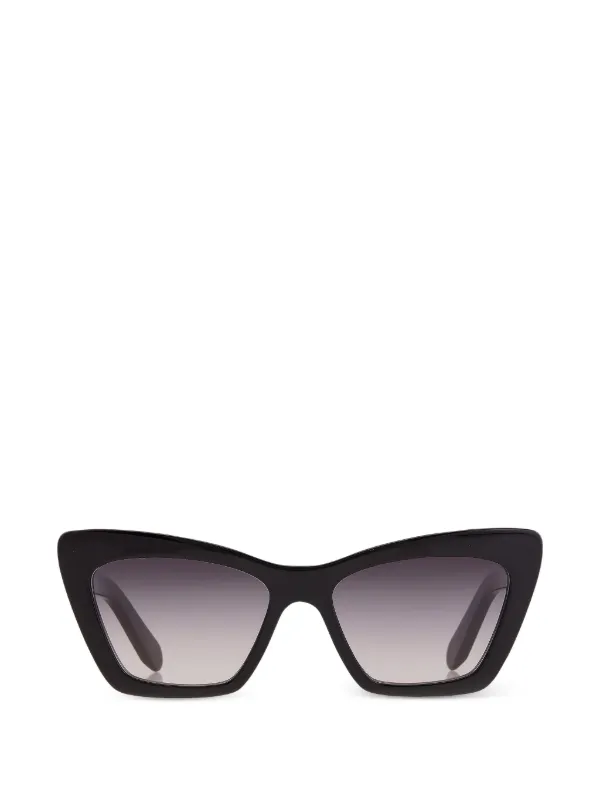Ferragamo Eyewear ガンチーニ キャットアイ サングラス | ブラック