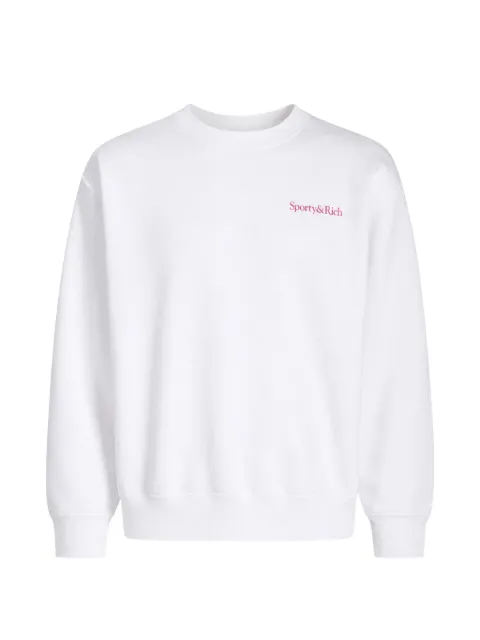 Sporty & Rich logo-print sweatshirt