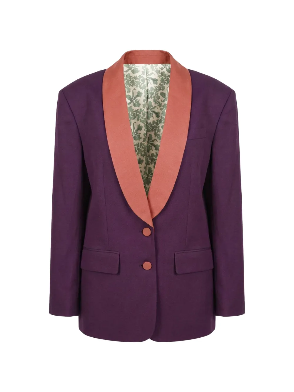 DSQUARED2 single-breasted long-sleeve blazer - Purple