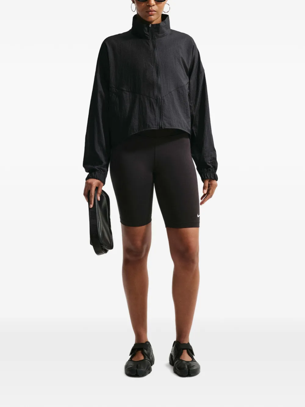 Nike Jack met rits Zwart
