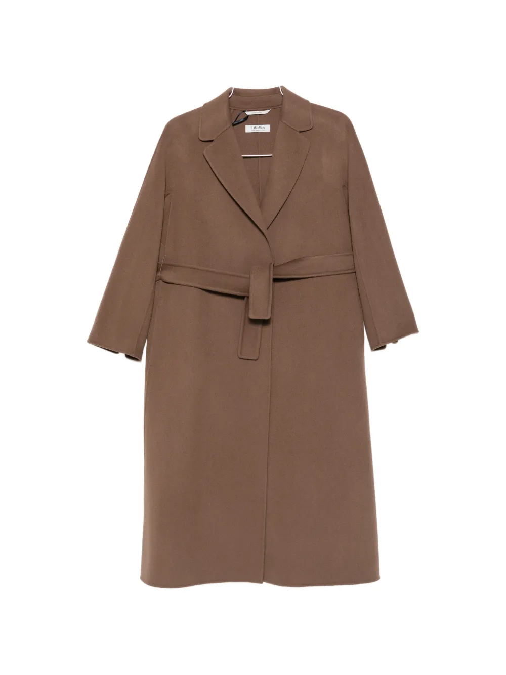 'S Max Mara Esturia belted notch-lapels coat - Braun
