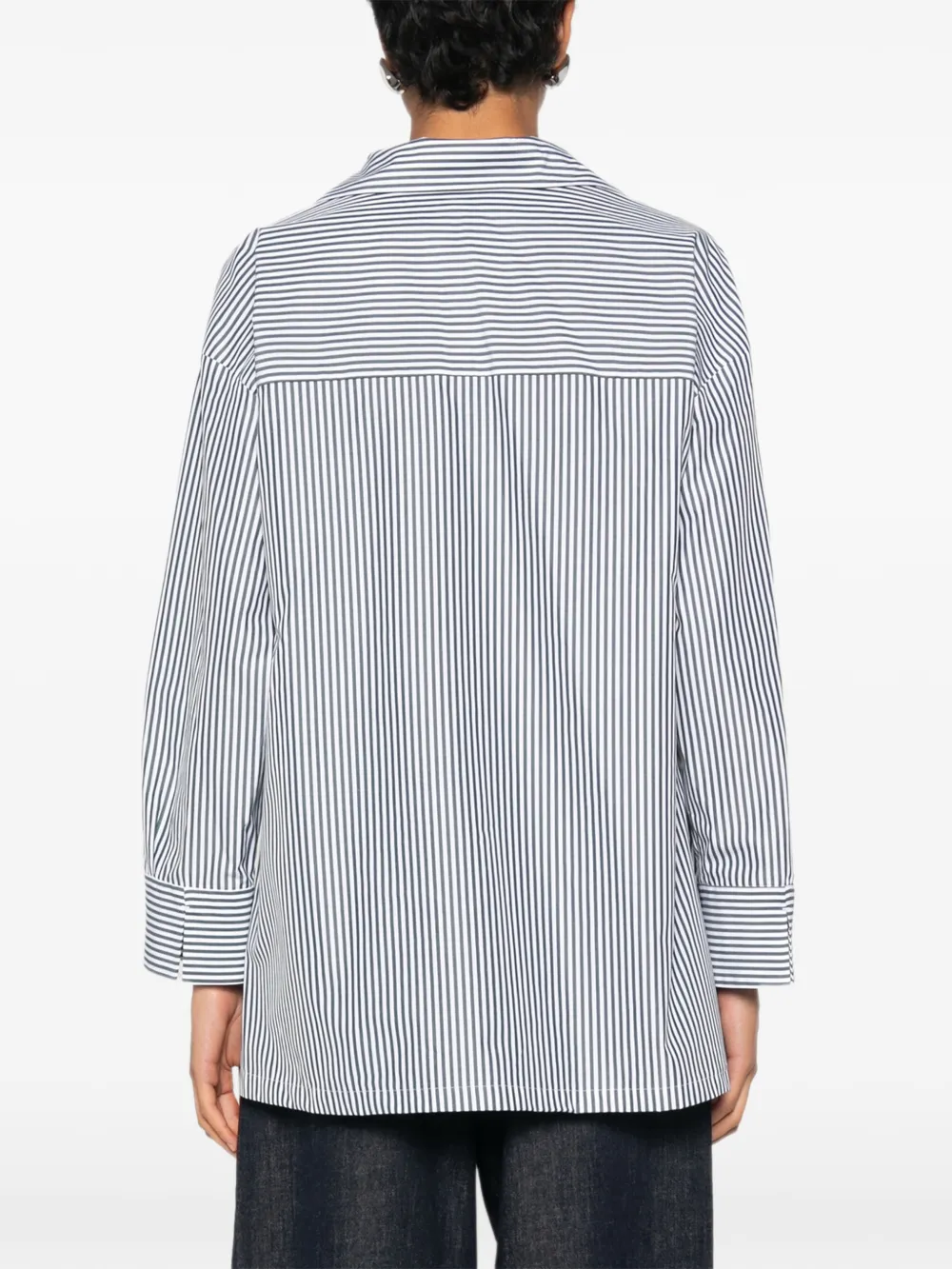 'S Max Mara Gestreept shirt met lange mouwen Groen