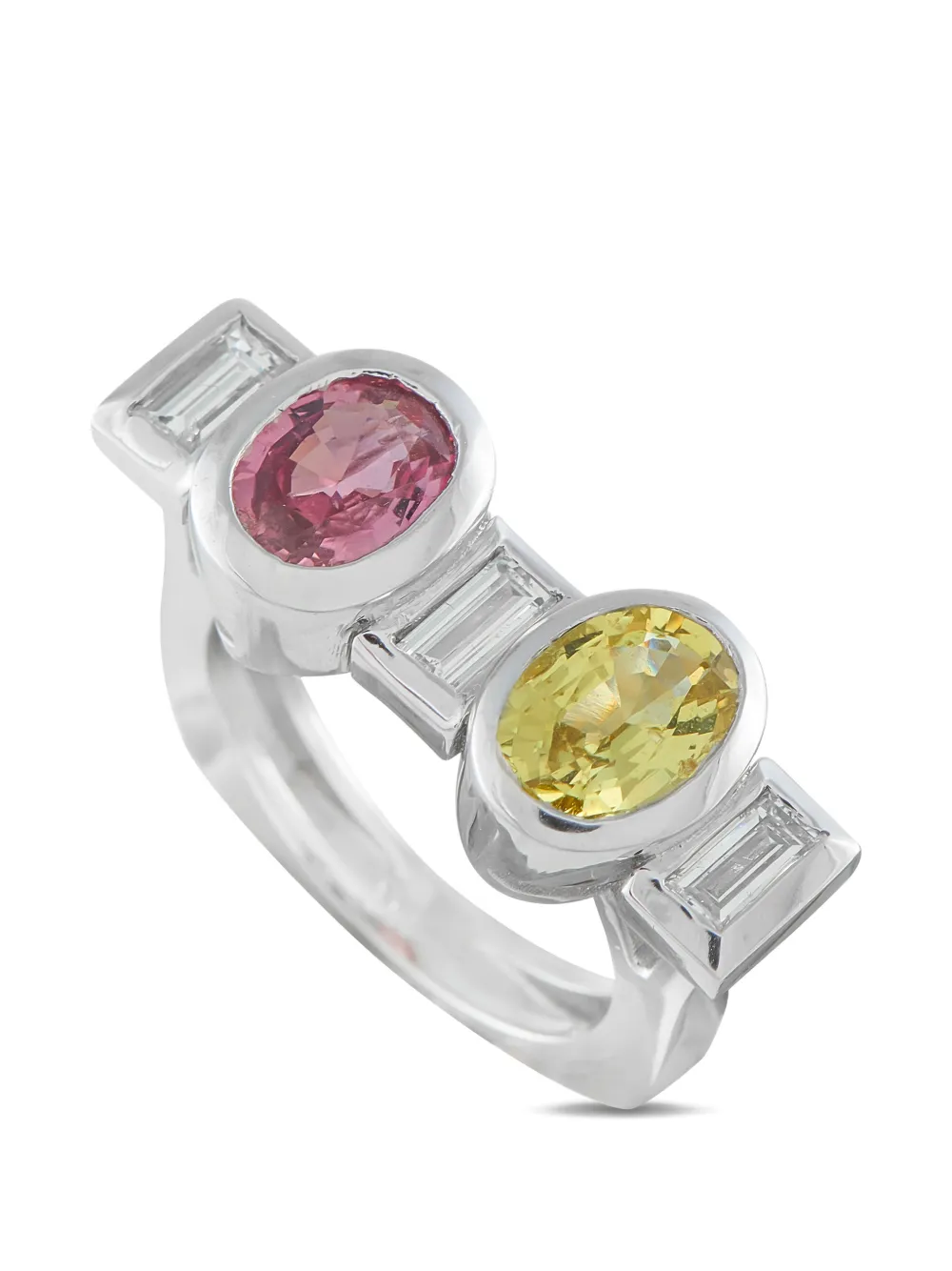 LB Exclusive sapphire and diamond ring - Argento