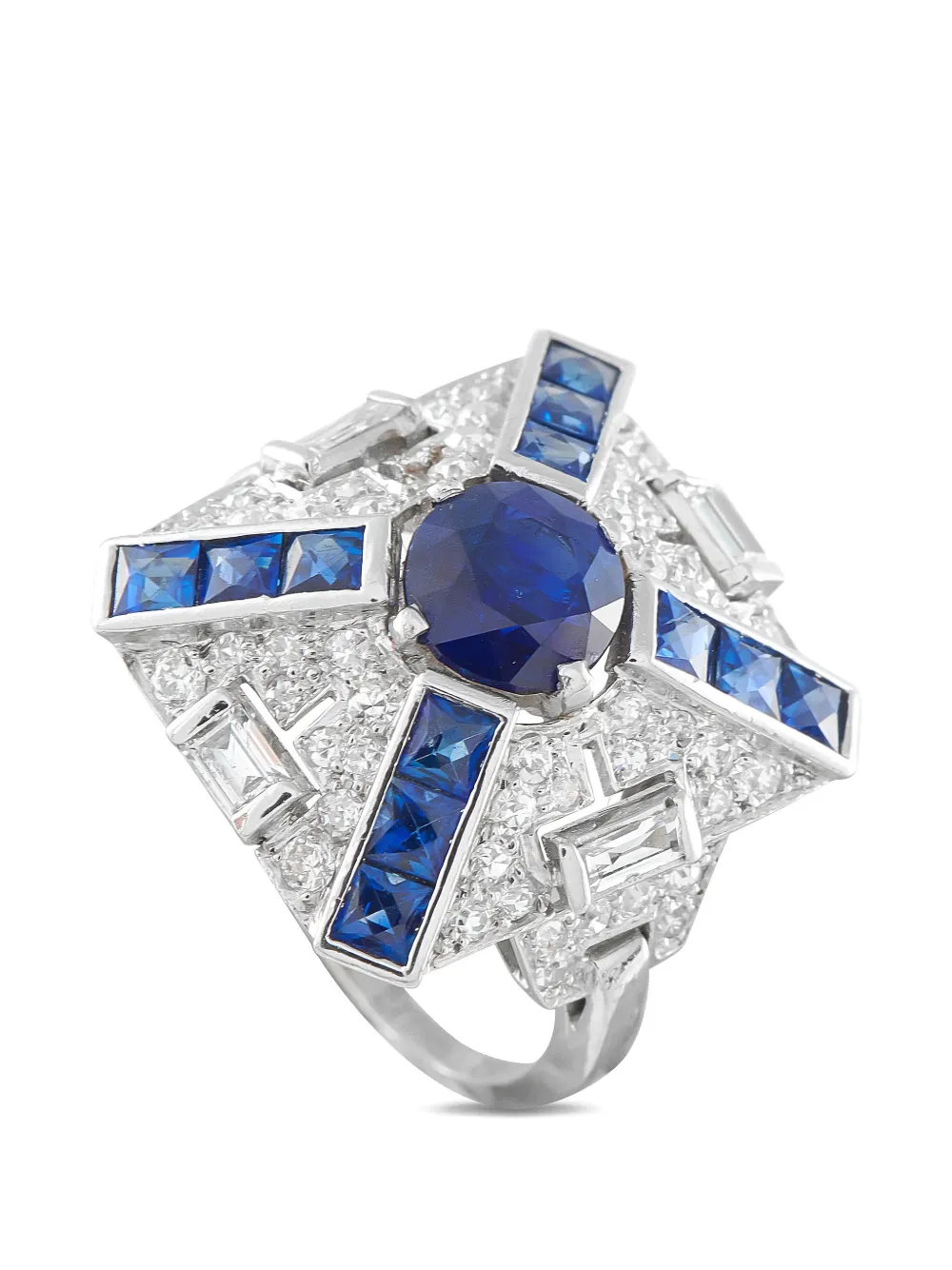 LB Exclusive sapphire and diamond ring - Argento