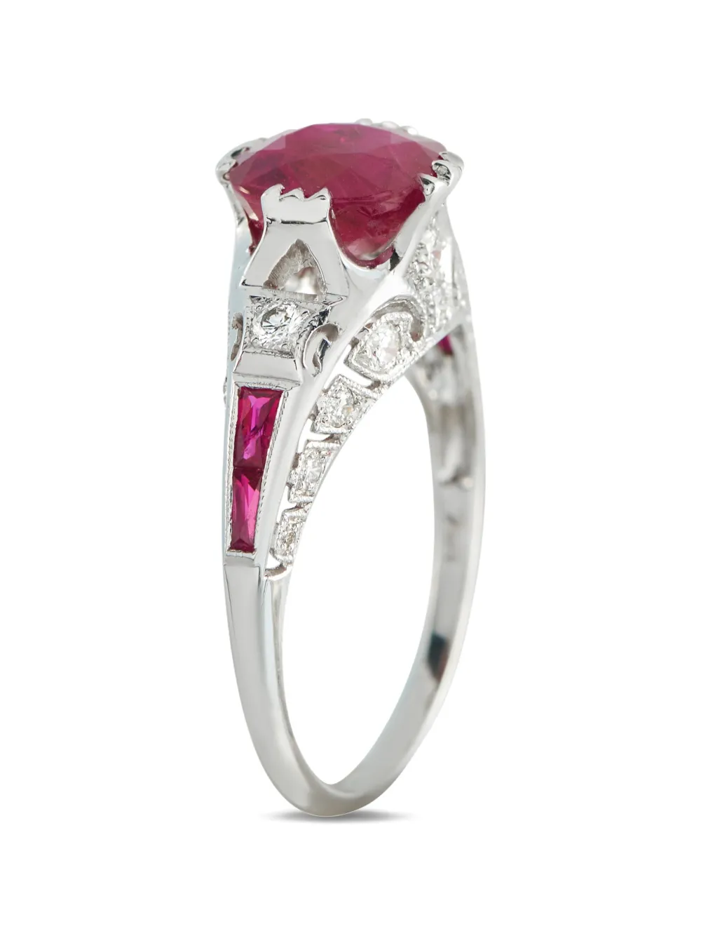 LB Exclusive ruby and diamond ring - Argento