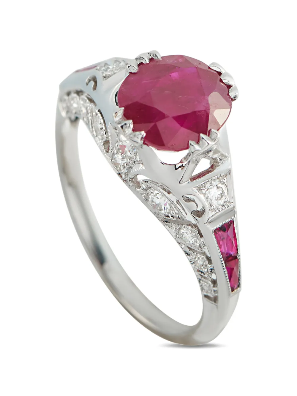 LB Exclusive ruby and diamond ring - Argento