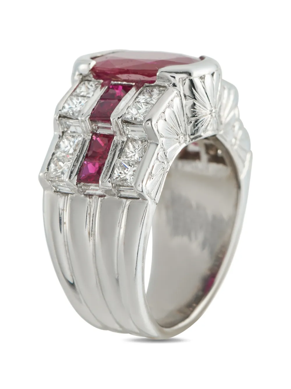 LB Exclusive ruby and diamond ring - Argento