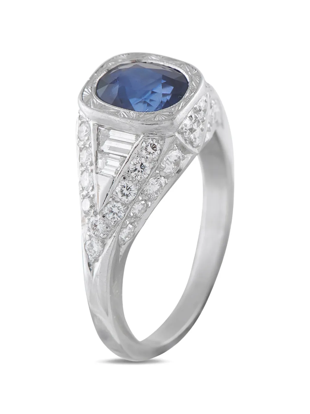 LB Exclusive sapphire and diamond ring - Argento