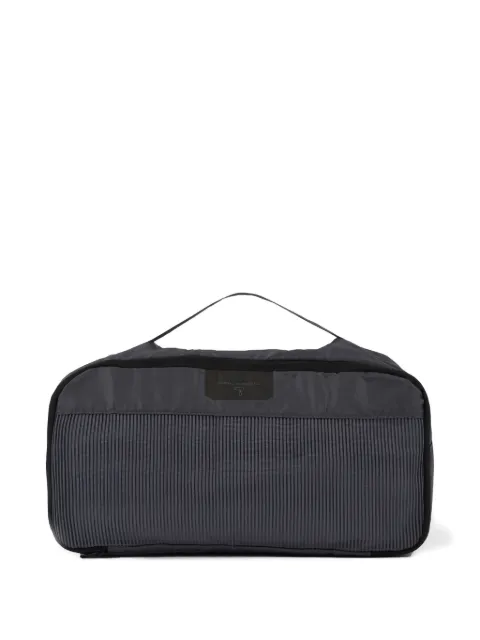 PIQUADRO Necessaire dobrável com textura canelada