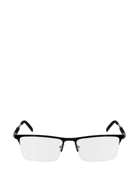 Ferragamo rectangle-frame semi-rimless glasses