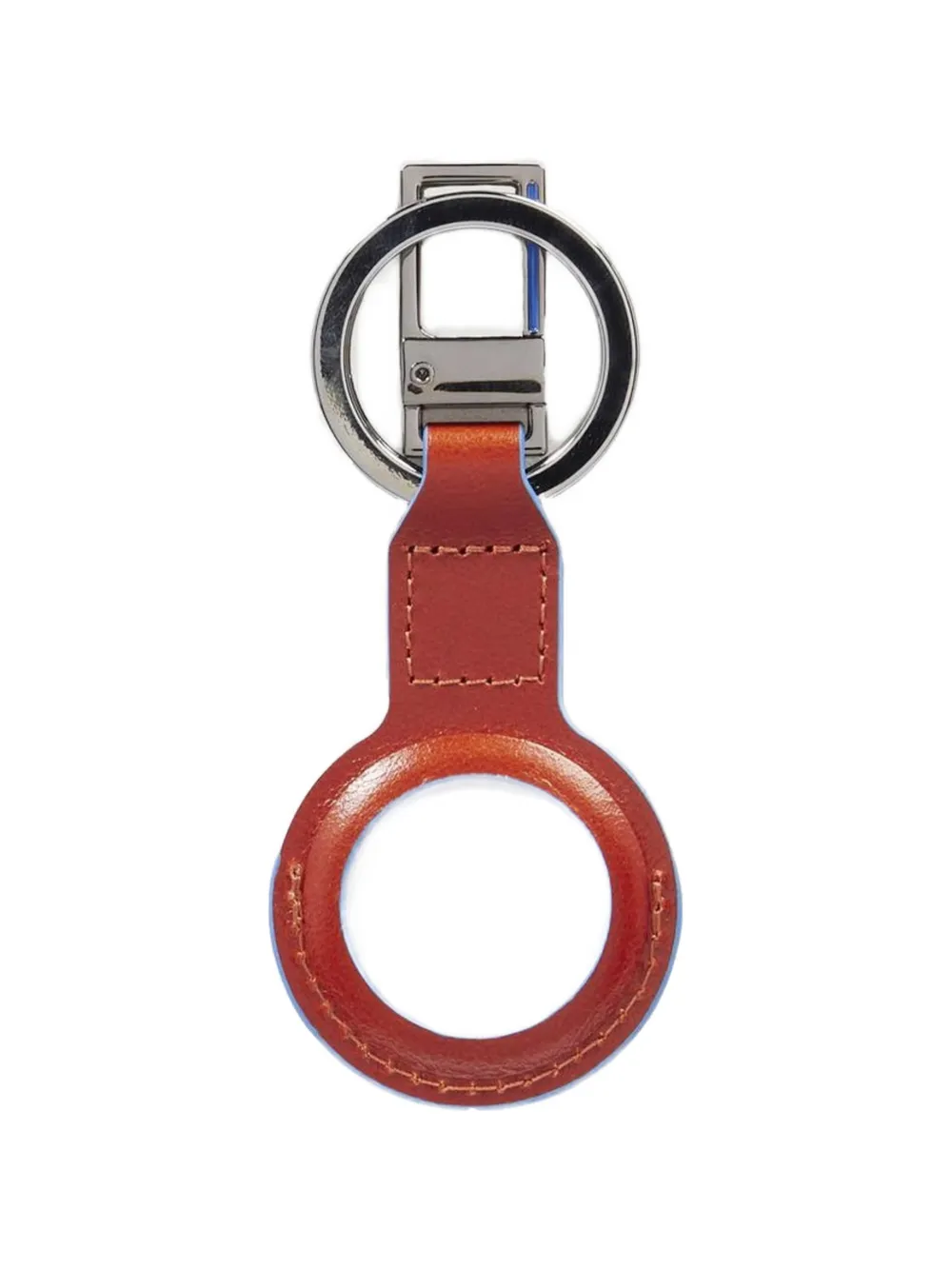 PIQUADRO logo-detail AirTag® keychain - Marrone