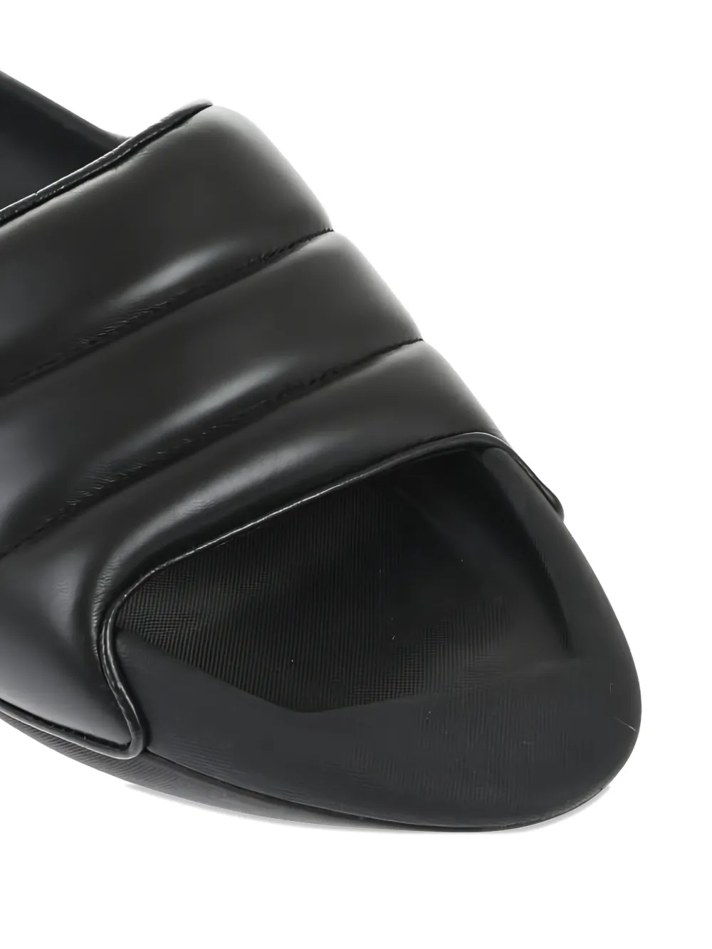 Balmain Leren sandalen Zwart