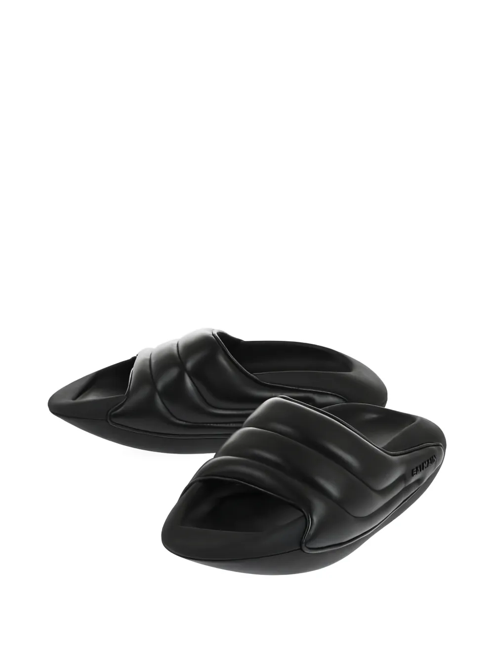 Balmain Leren sandalen Zwart