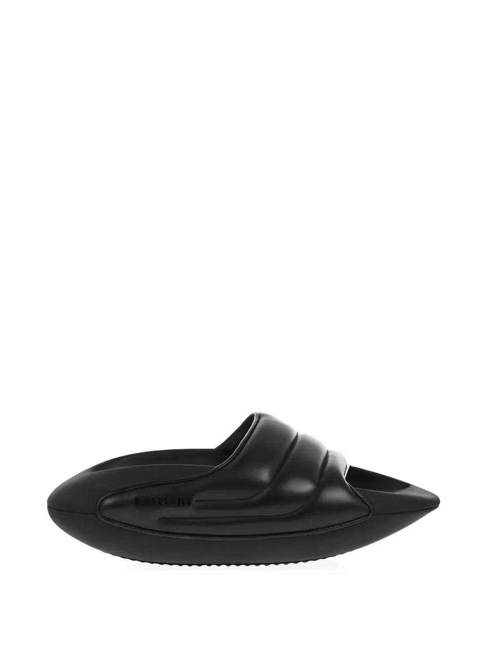 Balmain quilted leather sandals - Black