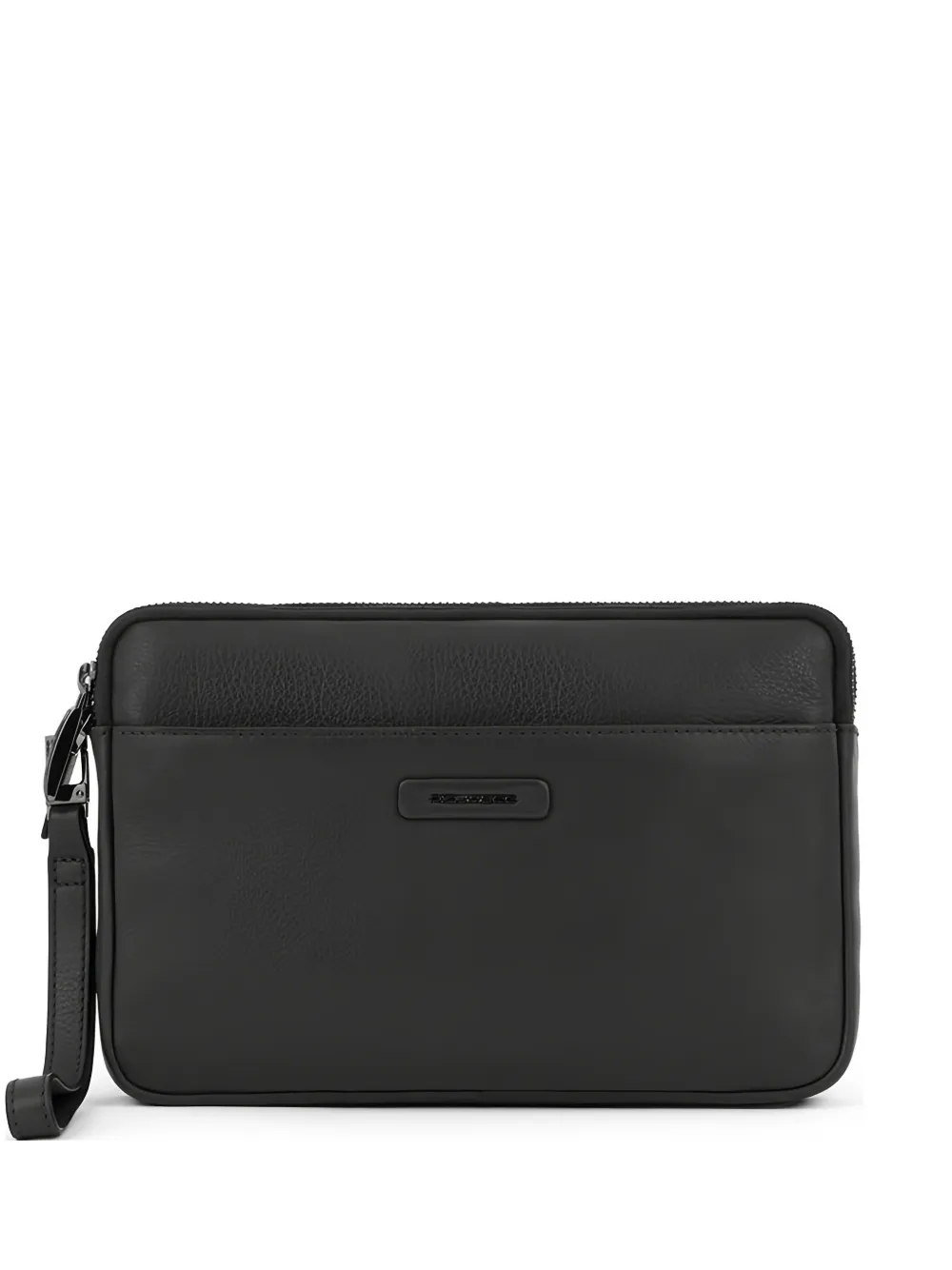 PIQUADRO leather clutch bag - Nero
