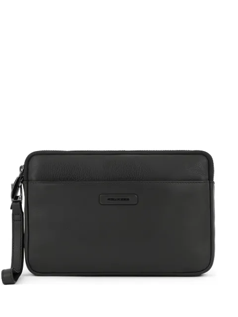 PIQUADRO leather clutch bag