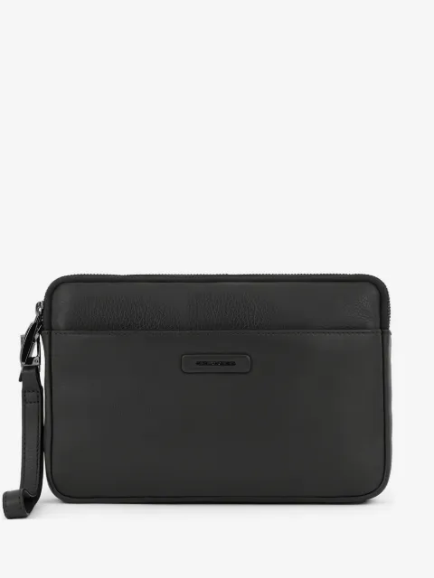 PIQUADRO leather clutch bag