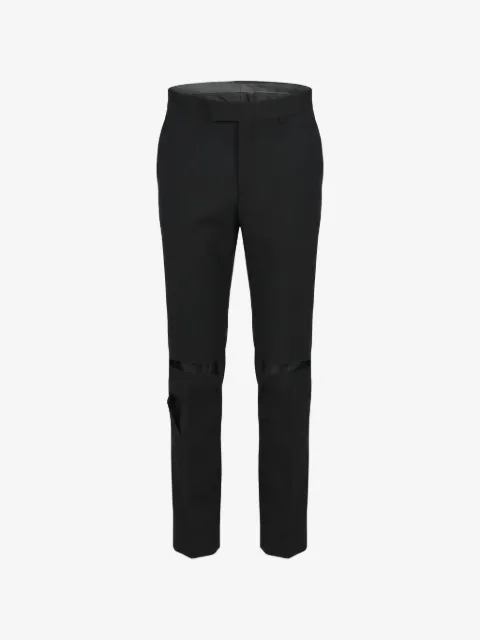 Givenchy шерстяные брюки с вырезами