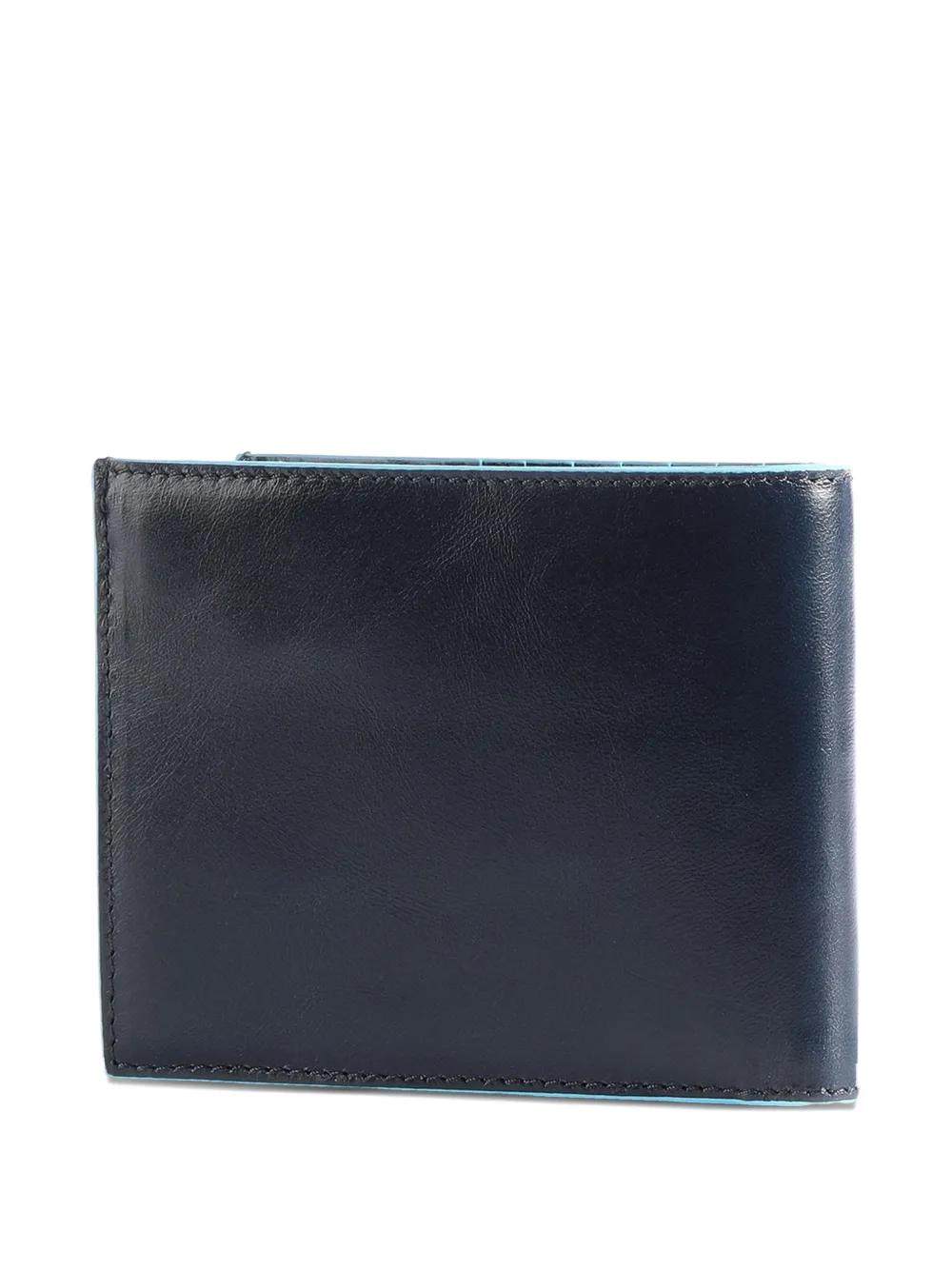 PIQUADRO Portemonnee met contrasterende afwerking Blauw