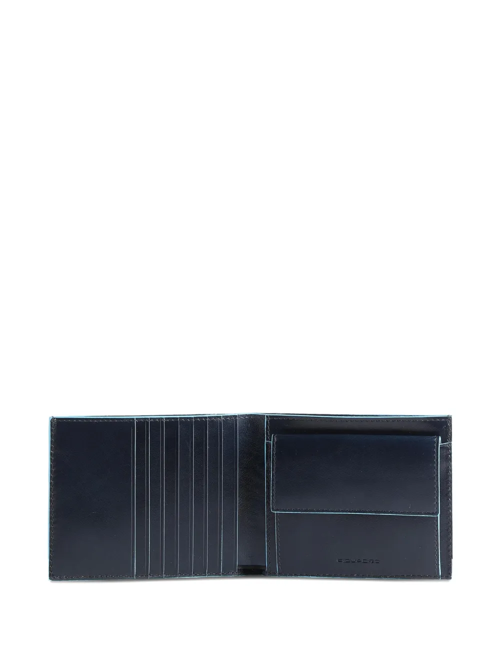 PIQUADRO Portemonnee met contrasterende afwerking Blauw