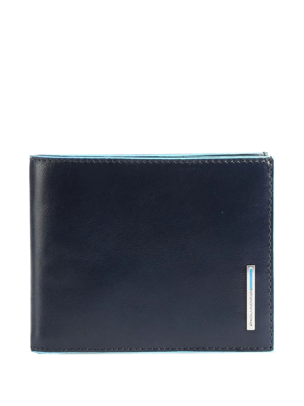PIQUADRO contrast-trim bi-fold wallet - Blu