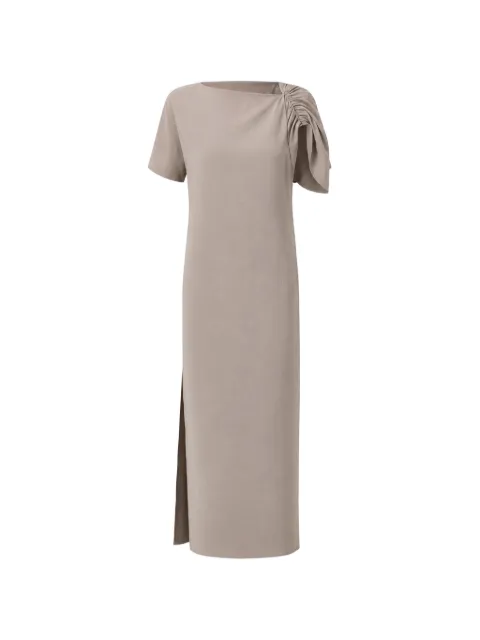 Studio Nicholson Palaestra gathered midi dress