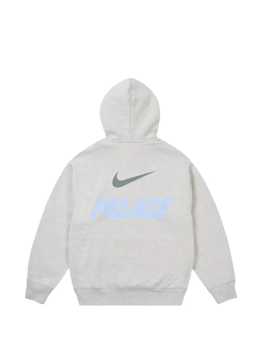 Palace x Nike Swoosh hoodie met lange mouwen Grijs