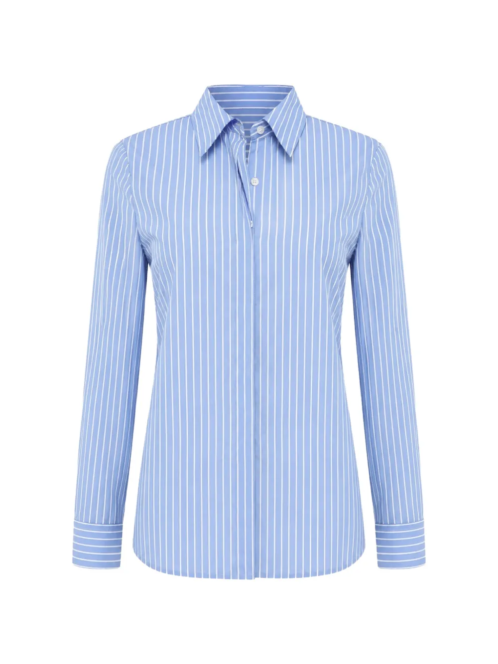 Department 5 striped long-sleeve shirt - Blau