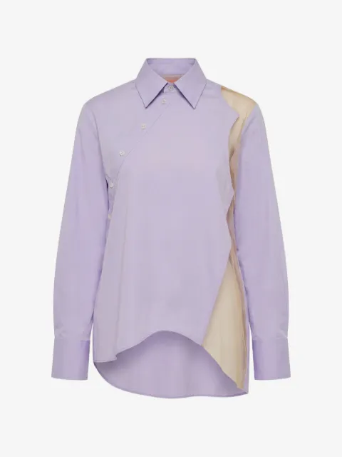 Viktor & Rolf asymmetric-buttons shirt