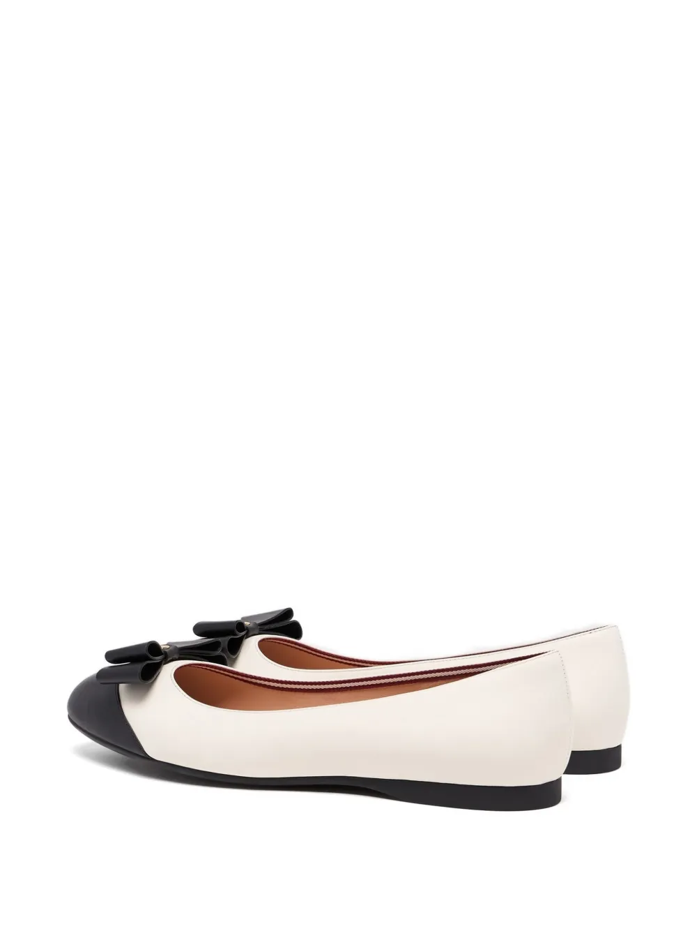 Bally Ysla bow-detail ballet flats Beige