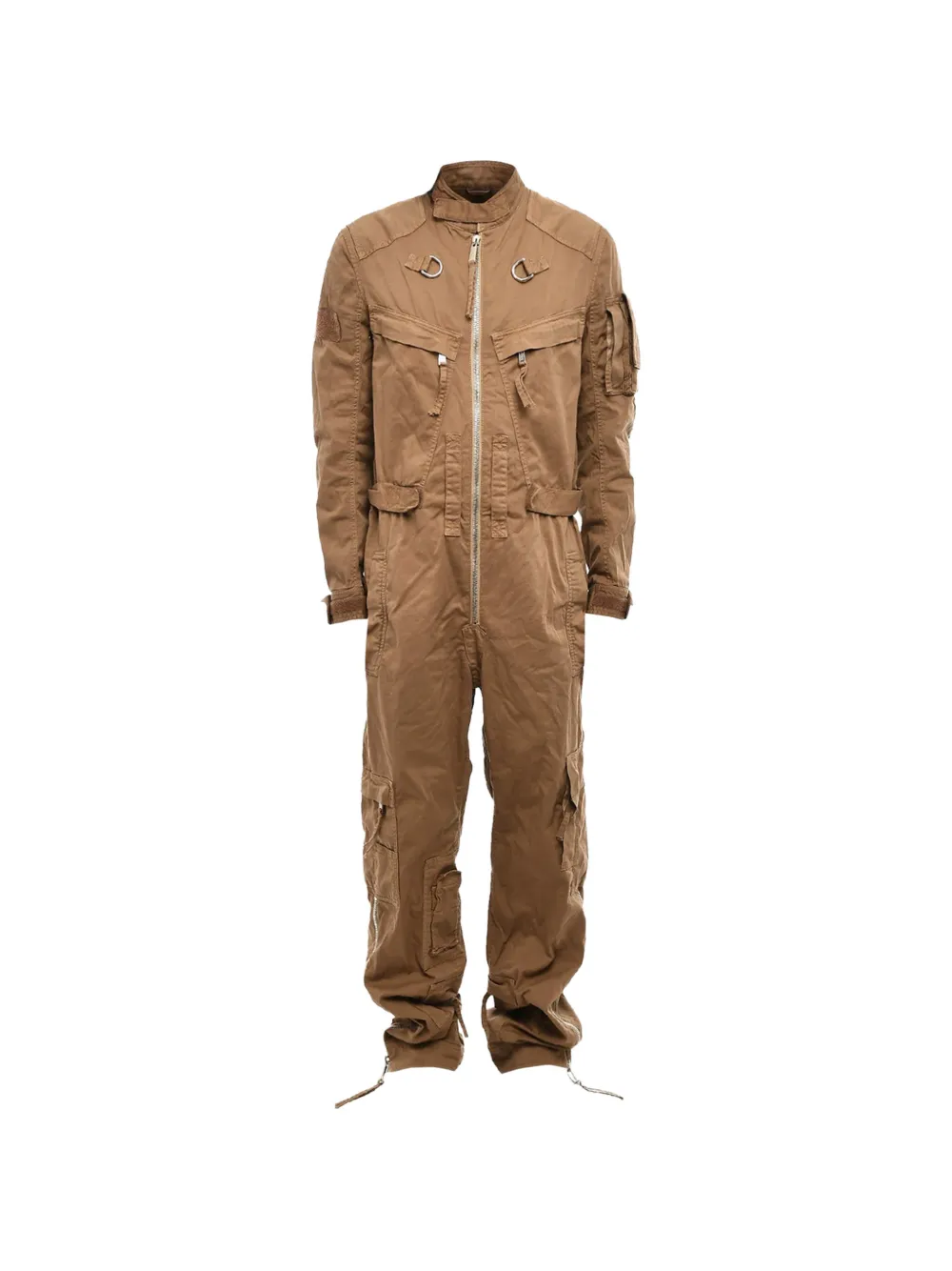 DSQUARED2 utility twill jumpsuit - Braun