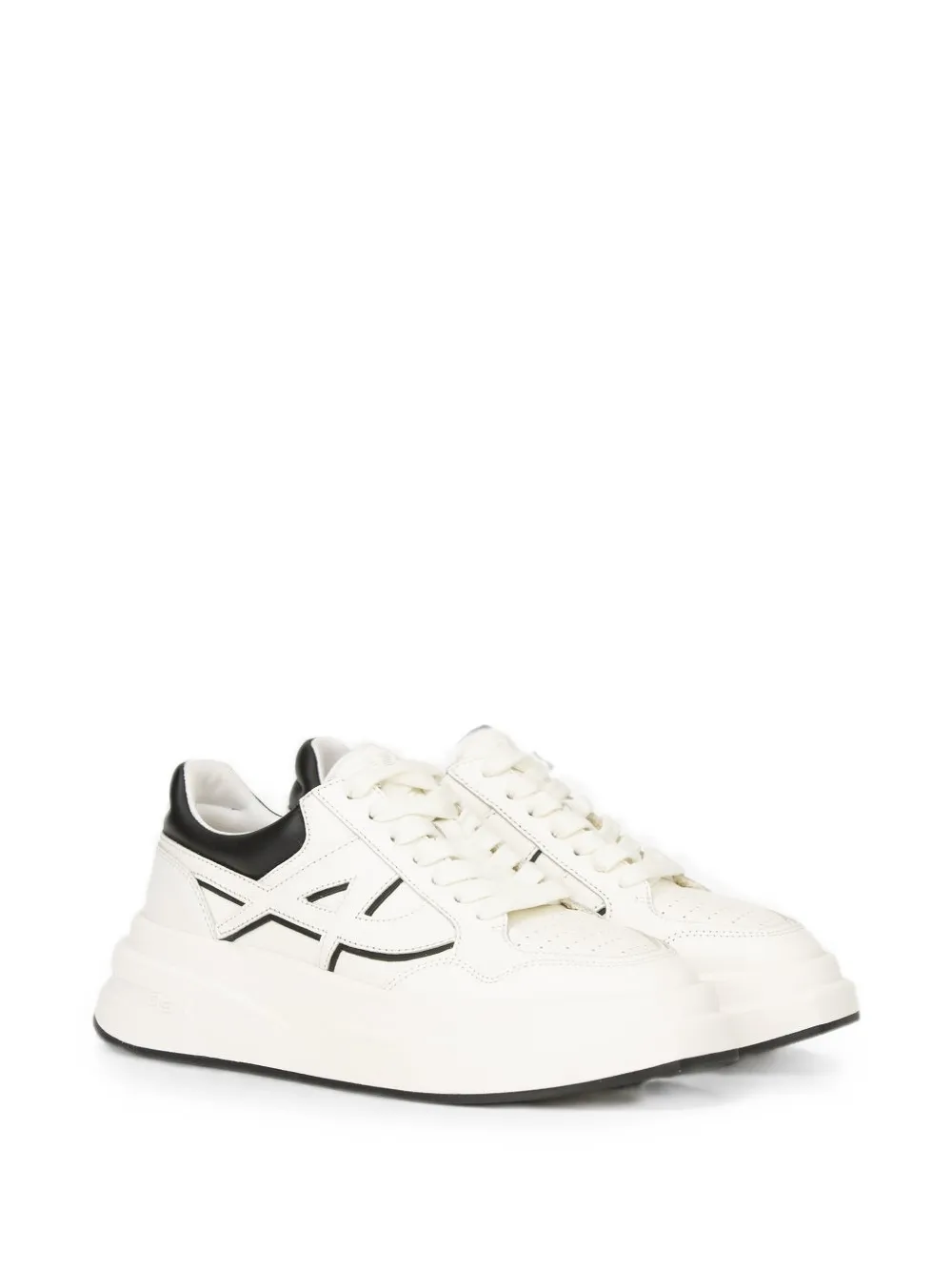 Ash logo-patch sneakers Wit