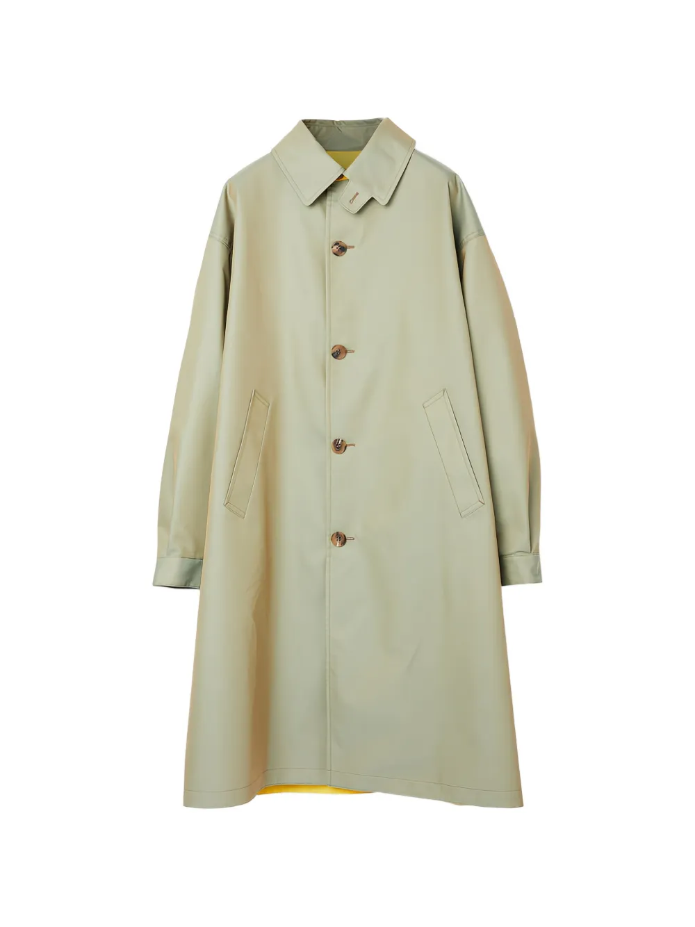 Comme des Garçons Homme drop-shoulder trench coat - Verde