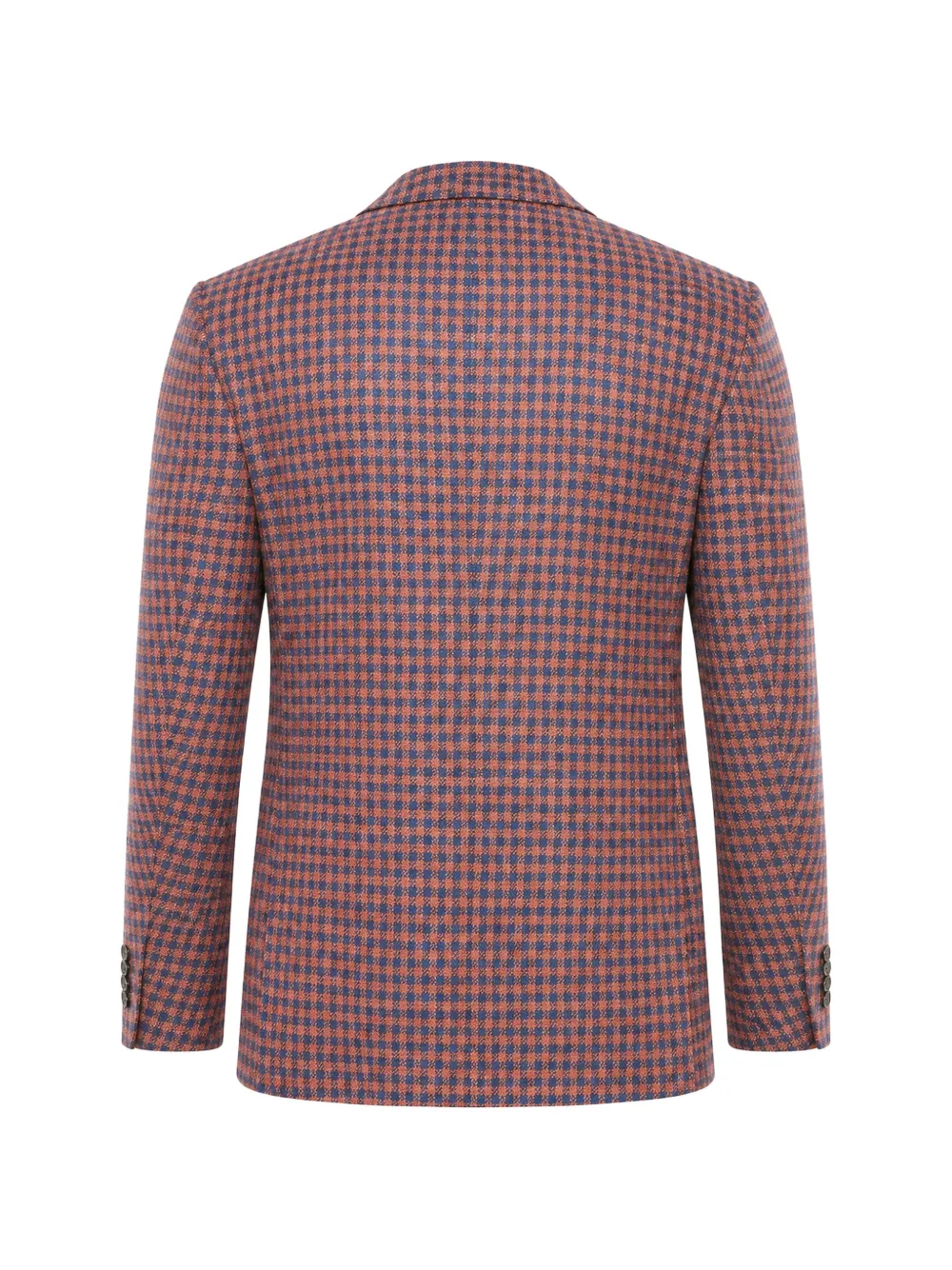  Corneliani Check-pattern Blazer - Orange 