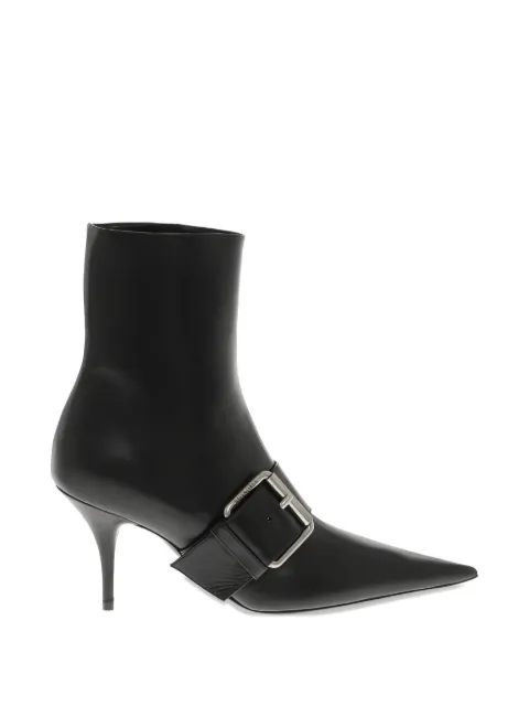 Balenciaga botines con puntera en punta y hebilla