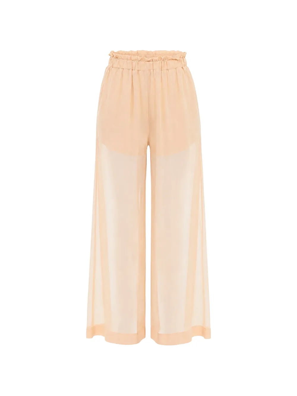 SLEEP NO MORE chiffon silk trousers