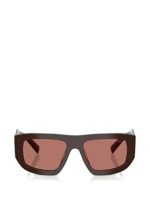 Prada Eyewear logo-engraved rectangle-frame sunglasses
