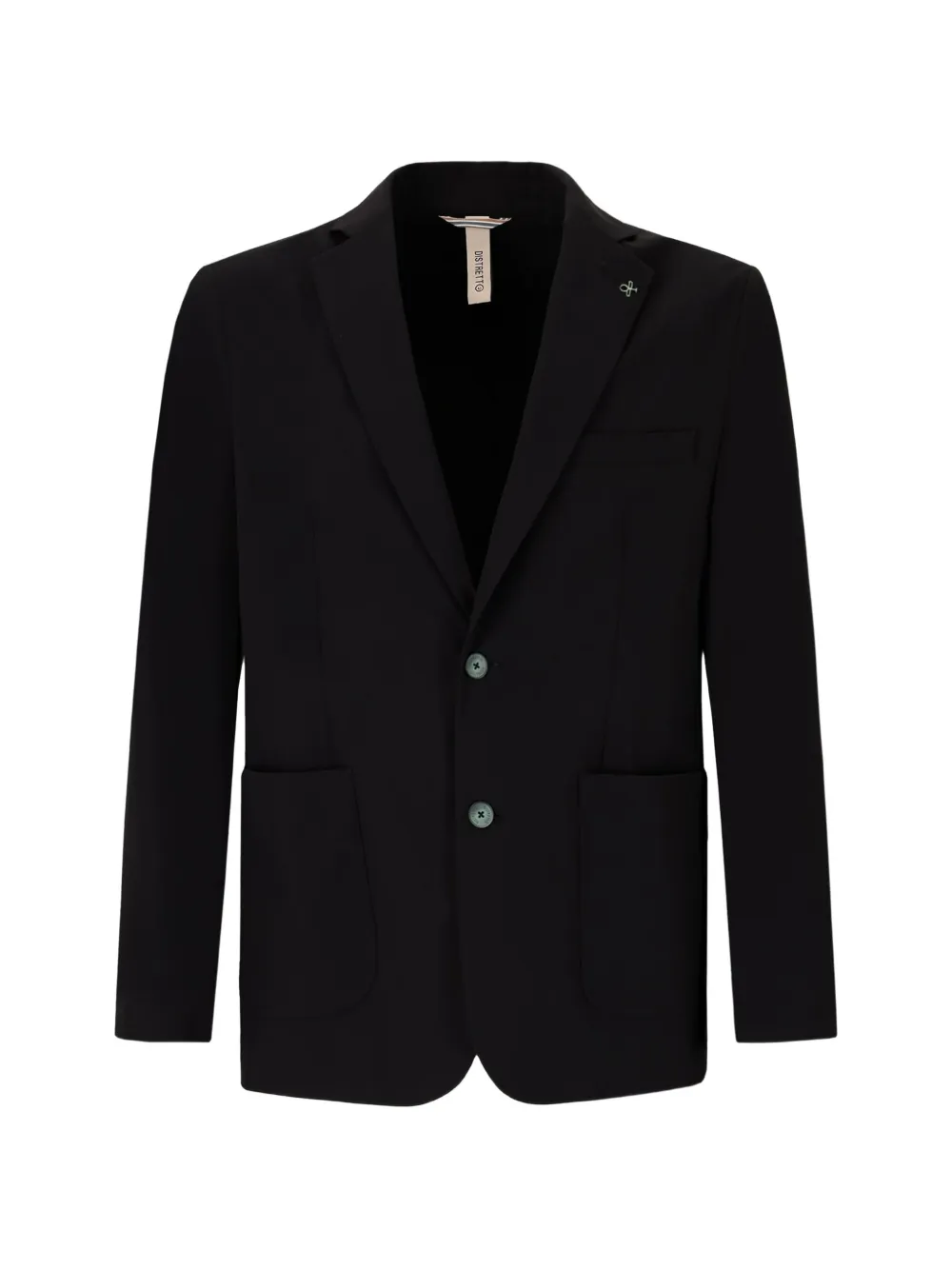 DISTRETTO 12 single-breasted blazer - Schwarz