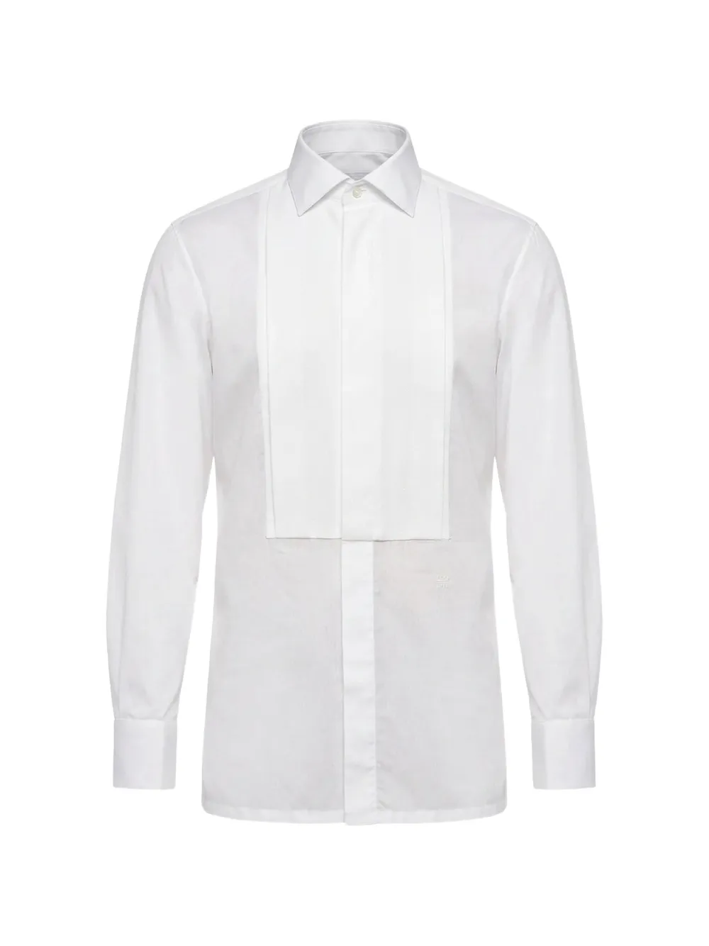 Givenchy tuxedo hidden-placket shirt - White