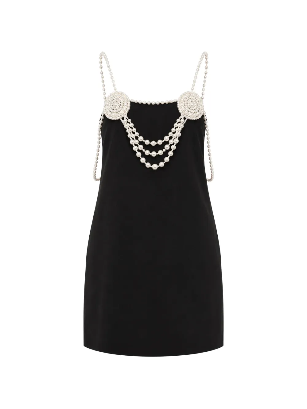 DSQUARED2 bead-embellished sleeveless mini dress - Black