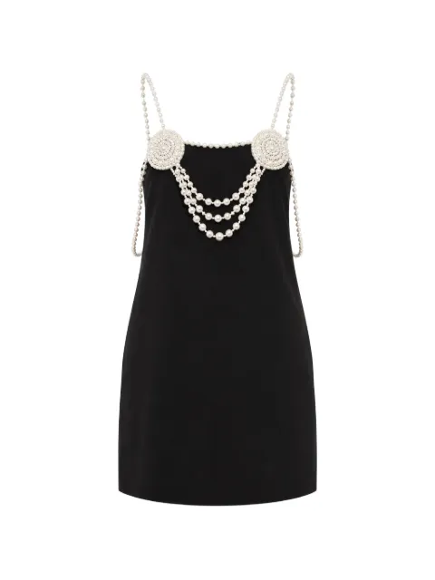 DSQUARED2 bead-embellished sleeveless mini dress