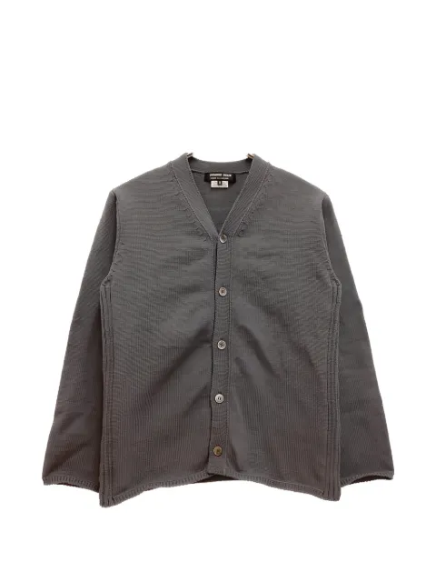 Comme des Garçons Homme Deux zip-detail button-up cardigan