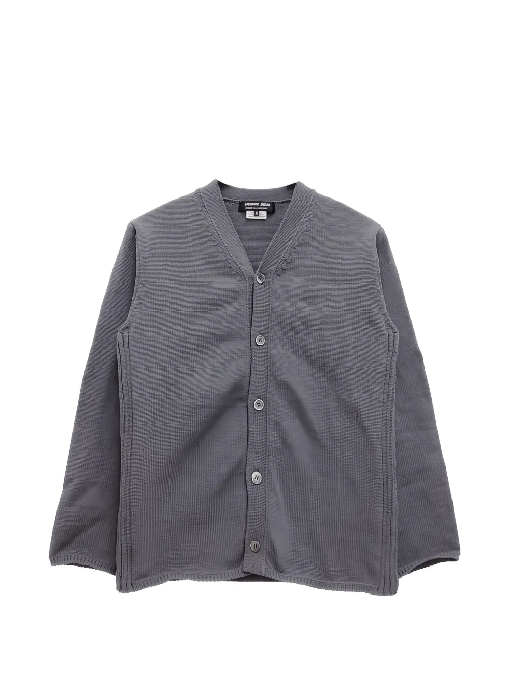 Comme des Garçons Homme Deux zip-detail button-up cardigan - Blu