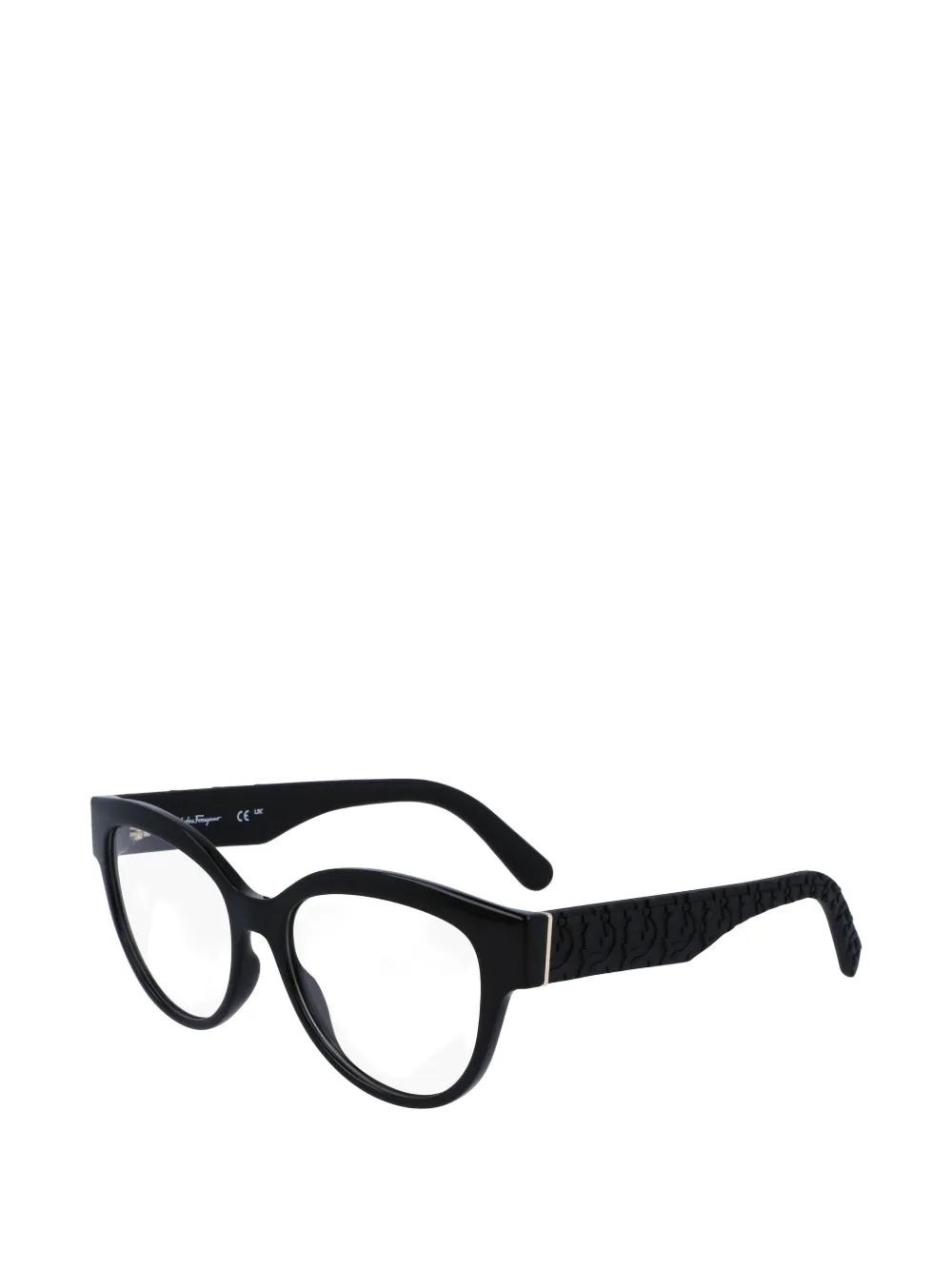Ferragamo Eyewear Bril met cat-eye montuur Zwart