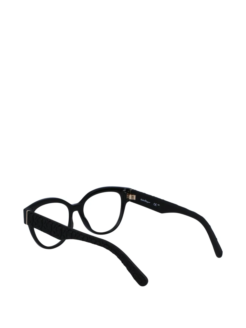 Ferragamo Eyewear Bril met cat-eye montuur Zwart
