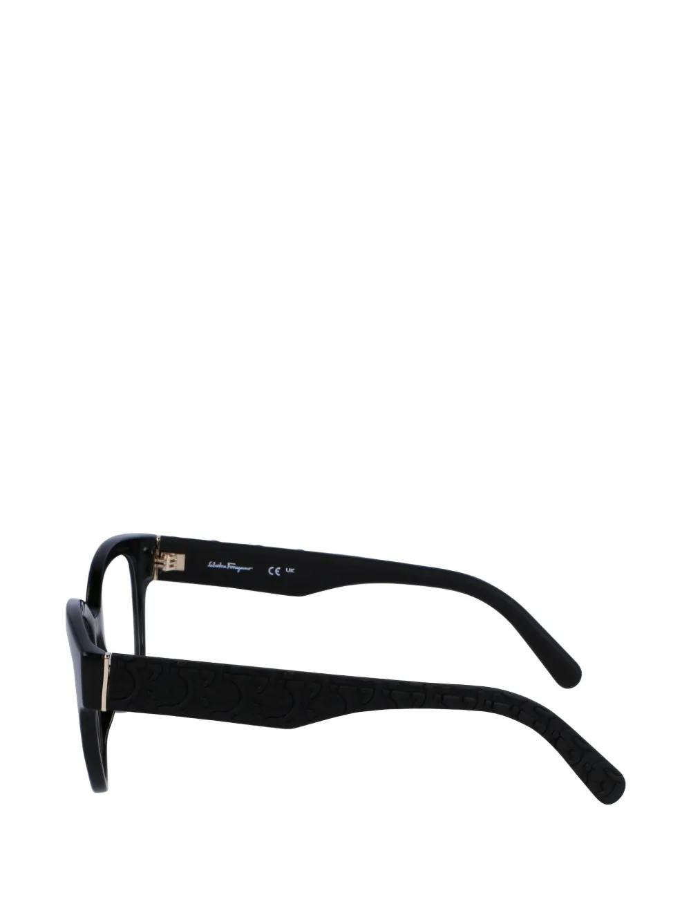 Ferragamo Eyewear Bril met cat-eye montuur Zwart