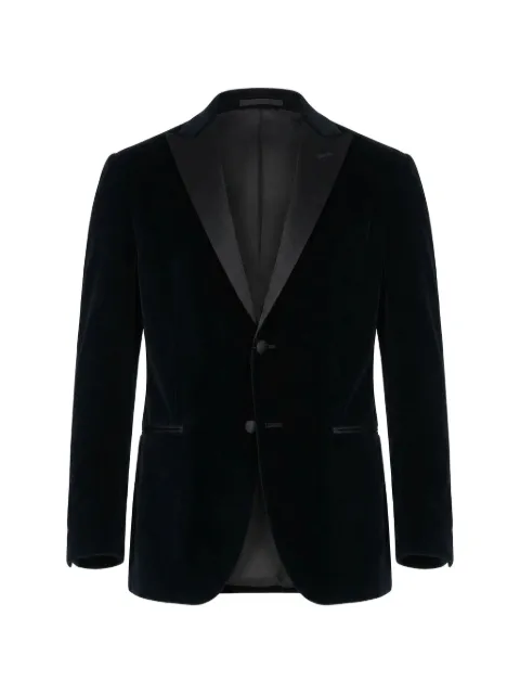 Corneliani Academy Ceremony velvet-texture blazer