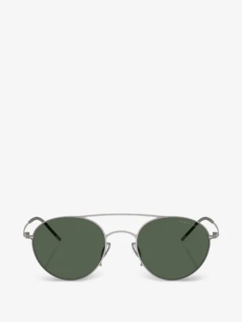 Giorgio Armani 圆形镜框太阳眼镜