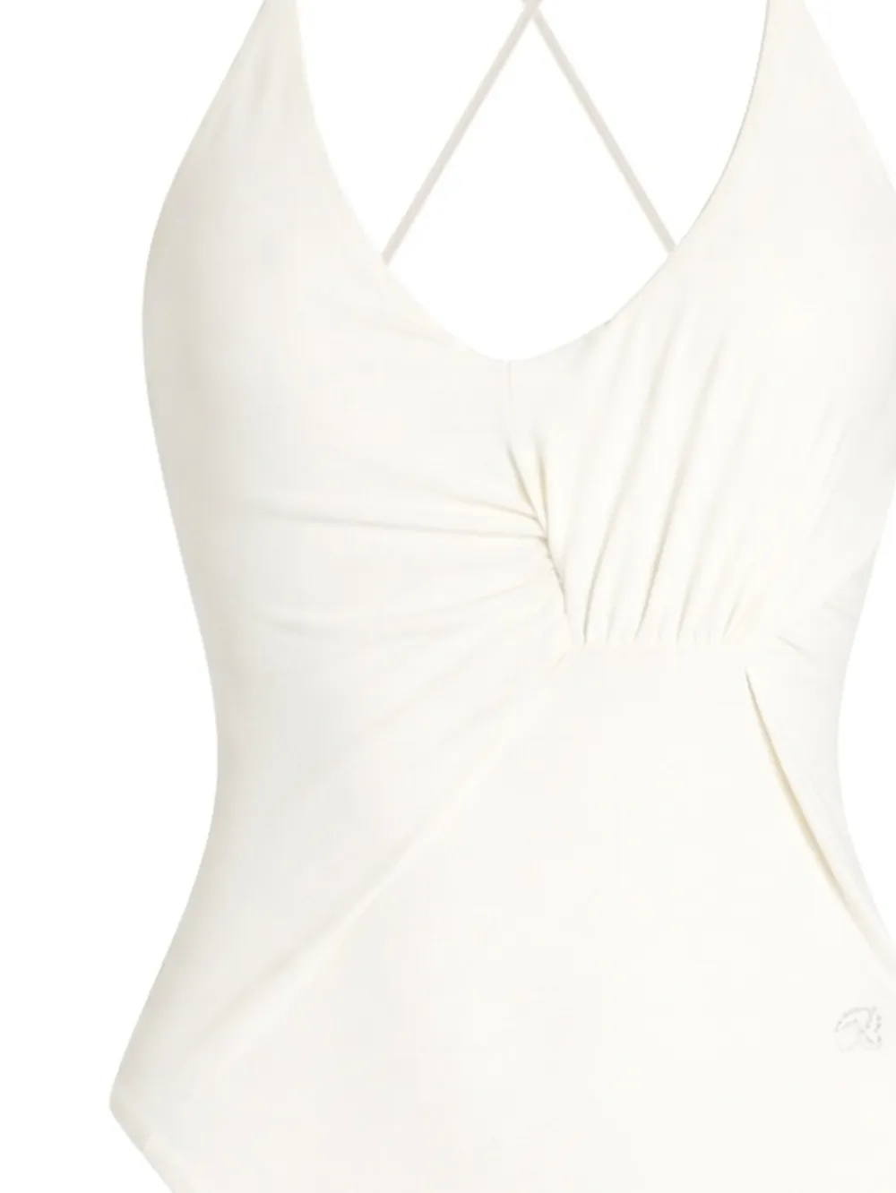Blumarine Badpak met gedraaid detail Beige