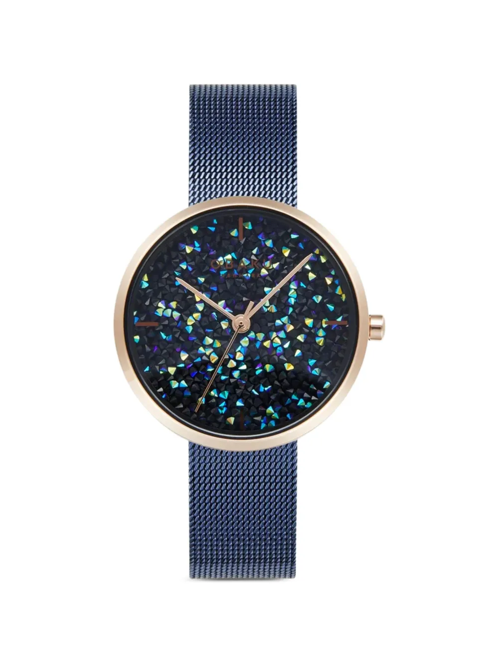 OBAKU Glimmer crystal-embellished 32mm watch - Blu
